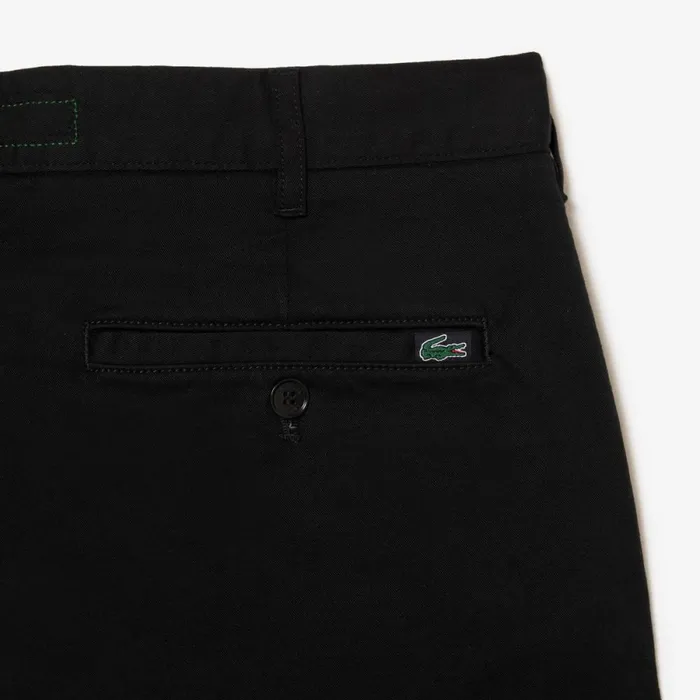 Shorts and Swim Men Lacoste Men039s Slim Fit Stretch Cotton Shorts Black 031