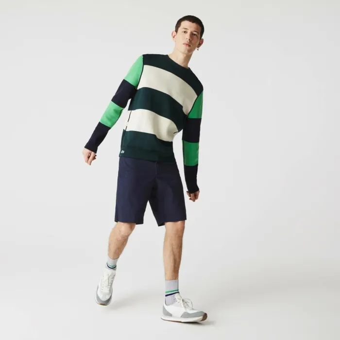 Shorts and Swim Men Lacoste Men039s Slim Fit Stretch Gabardine Shorts Navy Blue 166