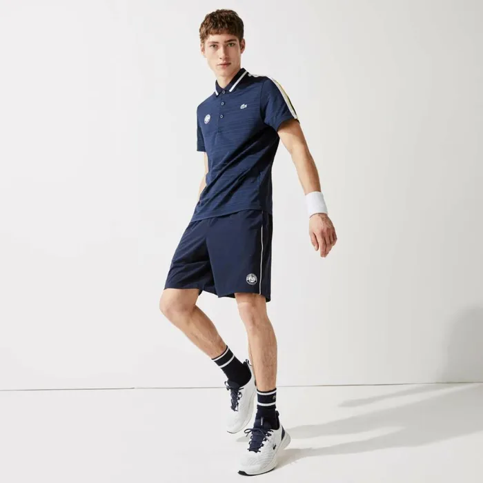 Shorts and Swim Men Lacoste Mens SPORT French Open Edition Lightweight Stretch Shorts Navy Blue White Navy Blue R20 Shorts and Swim Men Lacoste Mens SPORT French Open Edition Lightweight Stretch Shorts Navy Blue White Navy Blue R20