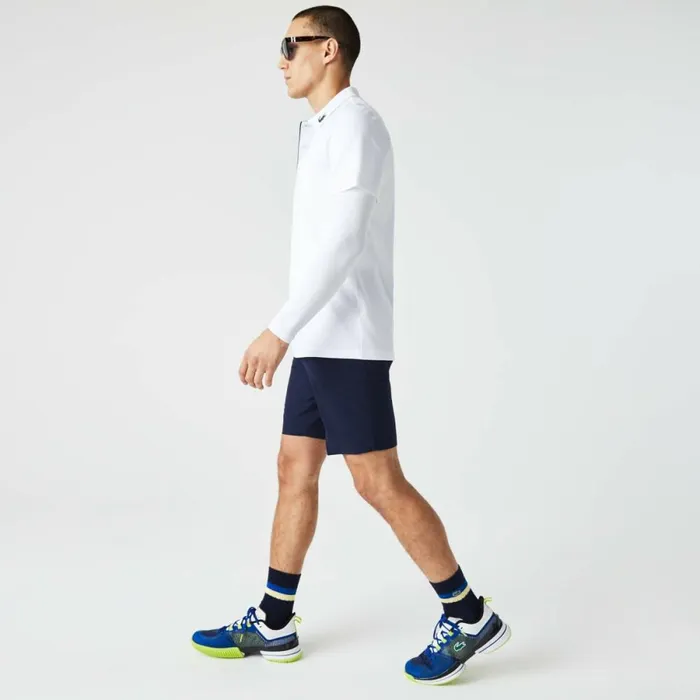 Shorts and Swim Men Lacoste Mens SPORT Lightweight Stretch Golf Shorts Navy Blue 166