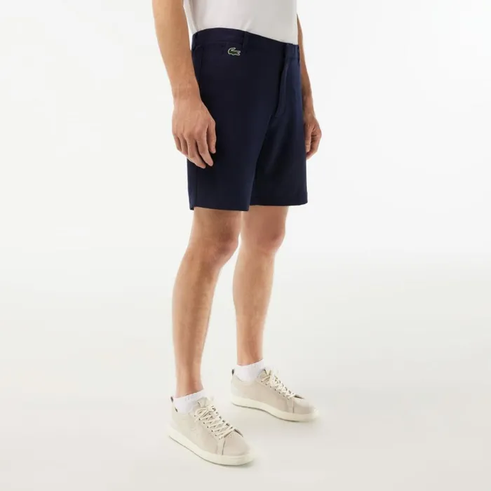 Shorts and Swim Men Lacoste Mens SPORT Lightweight Stretch Golf Shorts Navy Blue 166