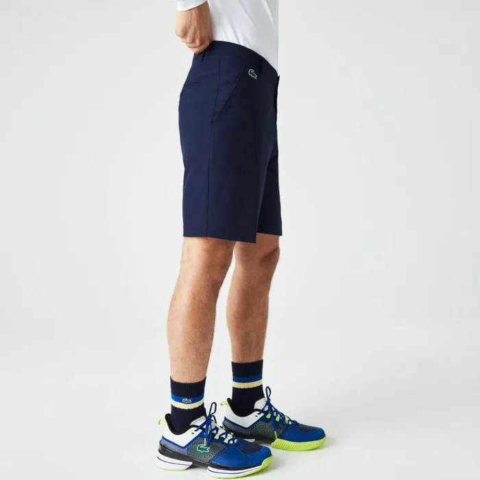 Shorts and Swim Men Lacoste Mens SPORT Lightweight Stretch Golf Shorts Navy Blue 166