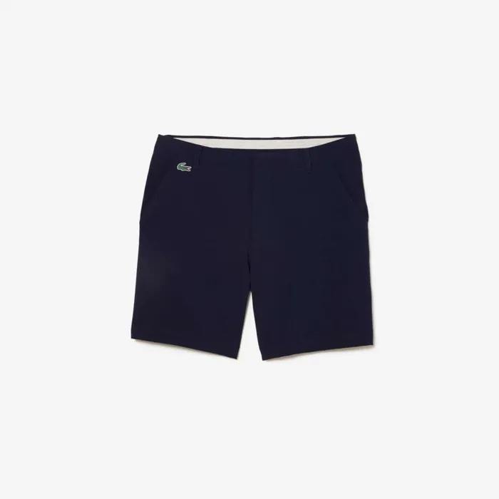 Shorts and Swim Men Lacoste Mens SPORT Lightweight Stretch Golf Shorts Navy Blue 166