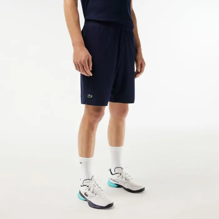 Shorts and Swim Men Lacoste Mens SPORT UltraLight Shorts Navy Blue White 525