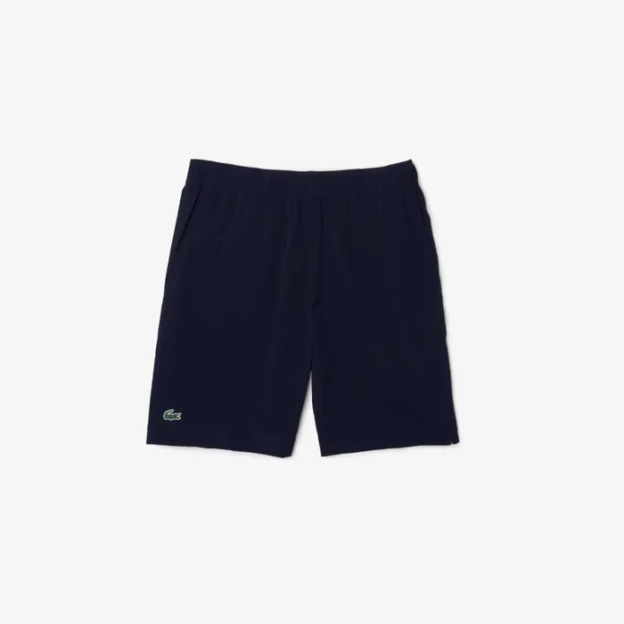 Shorts and Swim Men Lacoste Mens SPORT UltraLight Shorts Navy Blue White 525