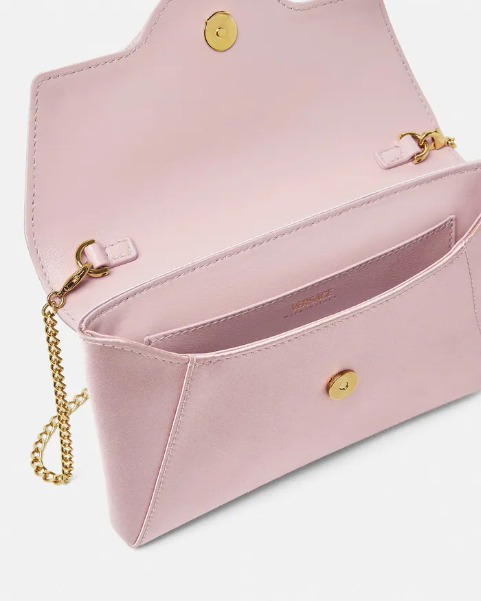 Shoulder and Crossbody Women Versace La Medusa Envelope Clutch Light Pink
