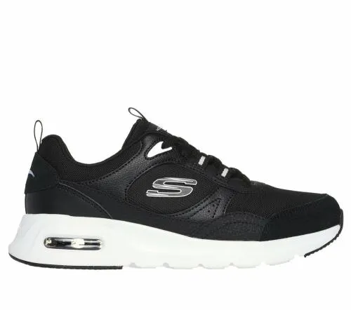 SkechAir Court 8211 Retro Avenue Black White Women SKECHERS Lace Up