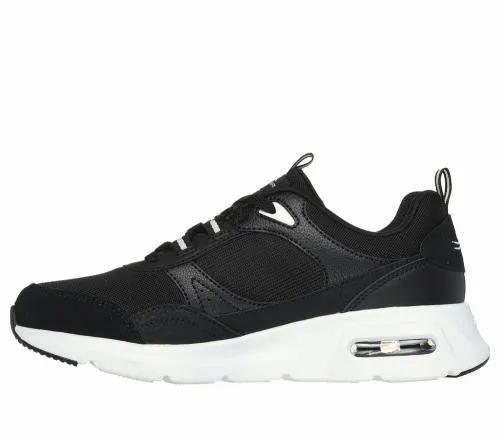 SkechAir Court 8211 Retro Avenue Black White Women SKECHERS Lace Up