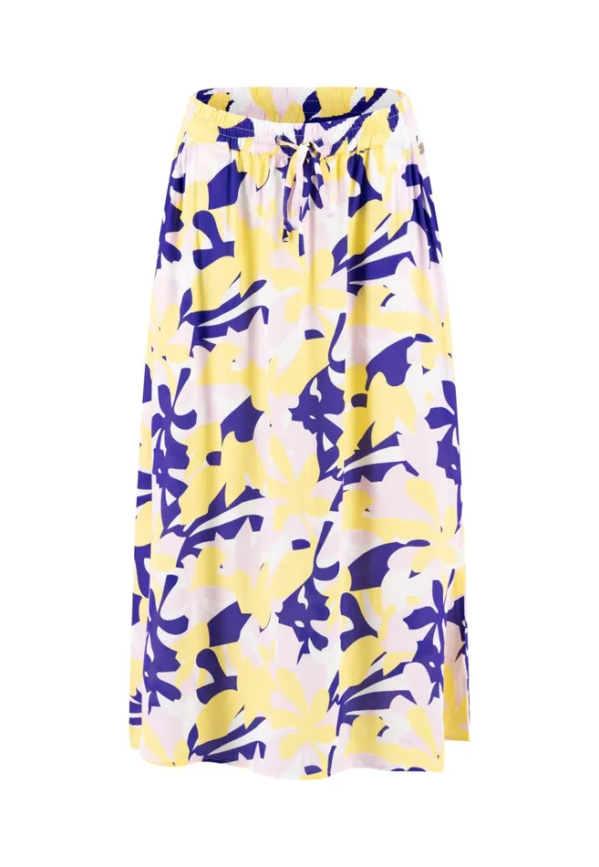 Skirts Women FYNCHHATTON Long Skirt With Flower Pattern only 3D Picture Ocean Violet Skirts Women FYNCHHATTON Long Skirt With Flower Pattern only 3D Picture Ocean Violet
