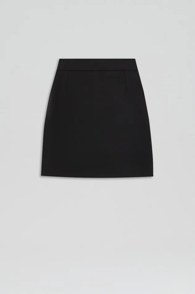 Skirts Women Scanlan Theodore TAILORED MINI SKIRT BLACK Skirts Women Scanlan Theodore TAILORED MINI SKIRT BLACK