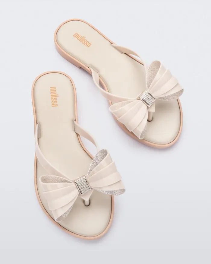 Slim Flip Flop Light Beige Women Melissa Flip Flops