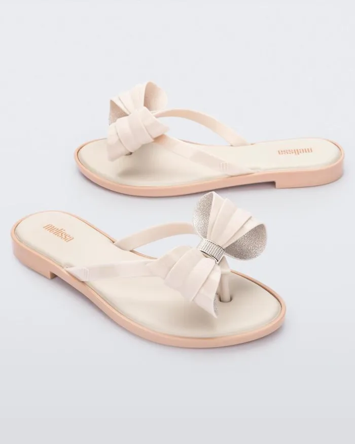 Slim Flip Flop Light Beige Women Melissa Flip Flops