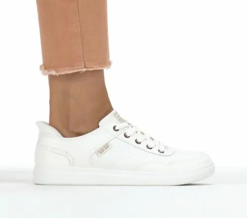 Slipins BOBS D039Vine 8211 So Flattered White Women SKECHERS SlipOn