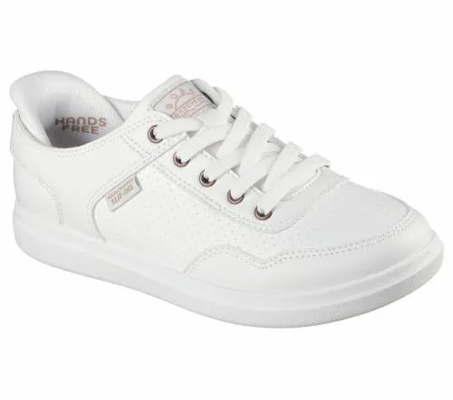 Slipins BOBS D039Vine 8211 So Flattered White Women SKECHERS SlipOn