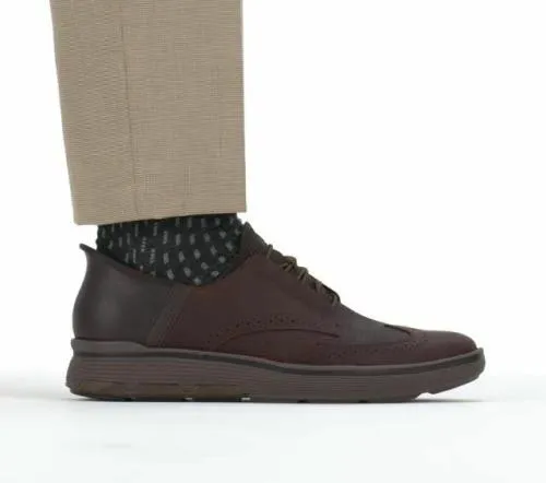 Slipins Mark Nason Casual Glide Cell Red Brown Men SKECHERS SlipOn