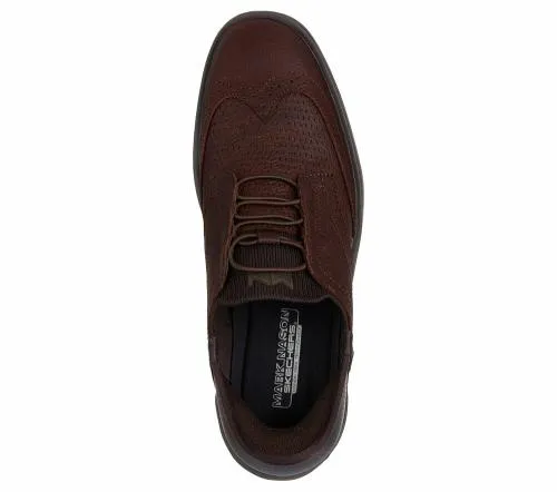 Slipins Mark Nason Casual Glide Cell Red Brown Men SKECHERS SlipOn