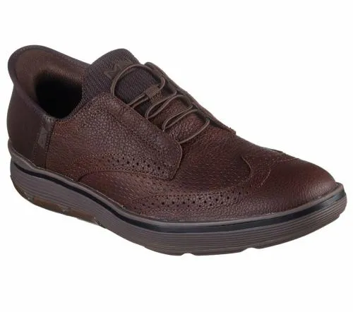 Slipins Mark Nason Casual Glide Cell Red Brown Men SKECHERS SlipOn