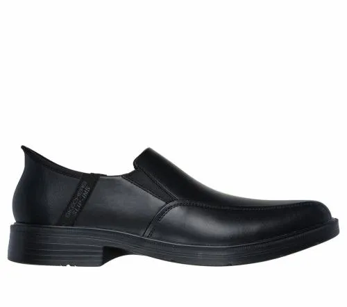 Slipins Relaxed Fit Caswell 8211 Frantone Black Men SKECHERS SlipOn