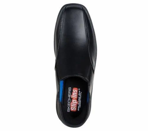 Slipins Relaxed Fit Caswell 8211 Frantone Black Men SKECHERS SlipOn