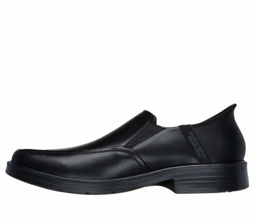 Slipins Relaxed Fit Caswell 8211 Frantone Black Men SKECHERS SlipOn