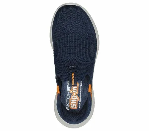 Slipins Ultra Flex 30 8211 Smooth Step Navy Kids SKECHERS Big Kids UK Sizes 36