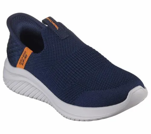 Slipins Ultra Flex 30 8211 Smooth Step Navy Kids SKECHERS Big Kids UK Sizes 36