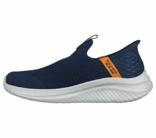 Slipins Ultra Flex 30 8211 Smooth Step Navy Kids SKECHERS Big Kids UK Sizes 36