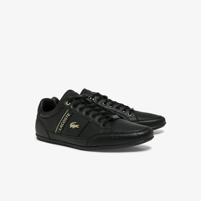 Sneakers Men Lacoste Men039s Chaymon Leather Sneakers Blkblk 02h
