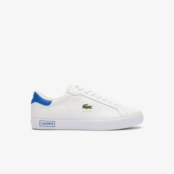 Sneakers Men Lacoste Men039s Powercourt Leather Sneakers Whiteblue 080