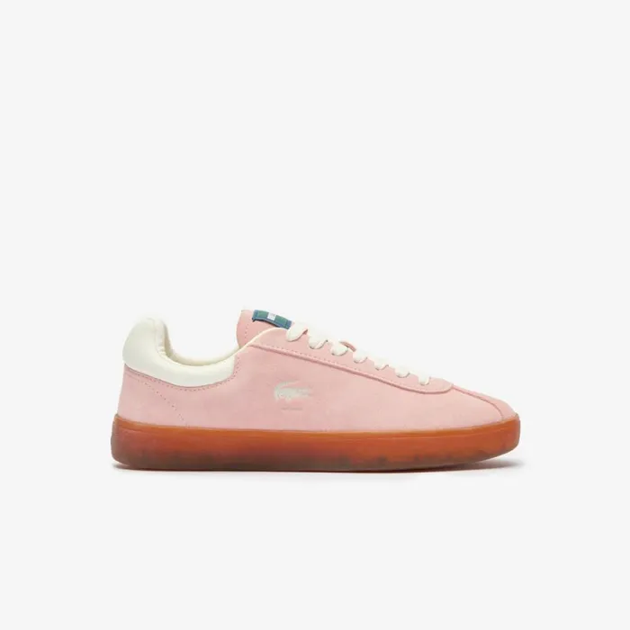 Sneakers Women Lacoste Women039s Baseshot Suede Sneakers Pnkgum Ajx