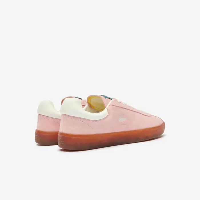 Sneakers Women Lacoste Women039s Baseshot Suede Sneakers Pnkgum Ajx
