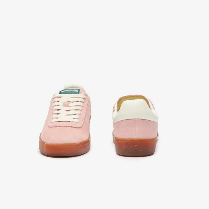 Sneakers Women Lacoste Women039s Baseshot Suede Sneakers Pnkgum Ajx