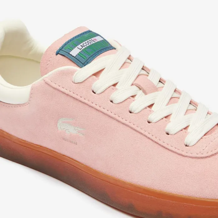 Sneakers Women Lacoste Women039s Baseshot Suede Sneakers Pnkgum Ajx