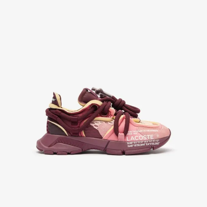 Sneakers Women Lacoste Women039s L003 Active Runway Sneakers Burgpnk Bp8