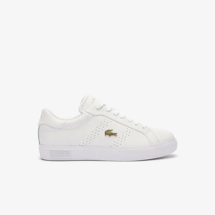 Sneakers Women Lacoste Women039s Powercourt 20 Leather Sneakers Whtgld 216