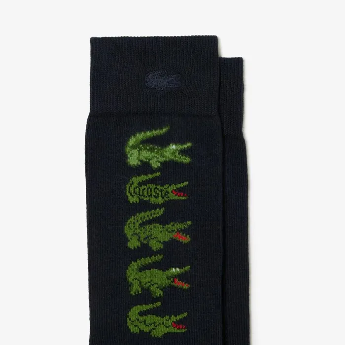 Socks MenWomen Lacoste Unisex 2Pack Cotton Socks Abysm Blue Hde