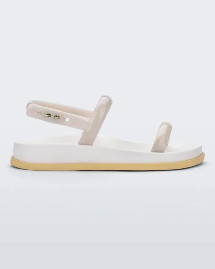 Soft Wave Sandal Beigewhiteyellow Women Melissa Sandals