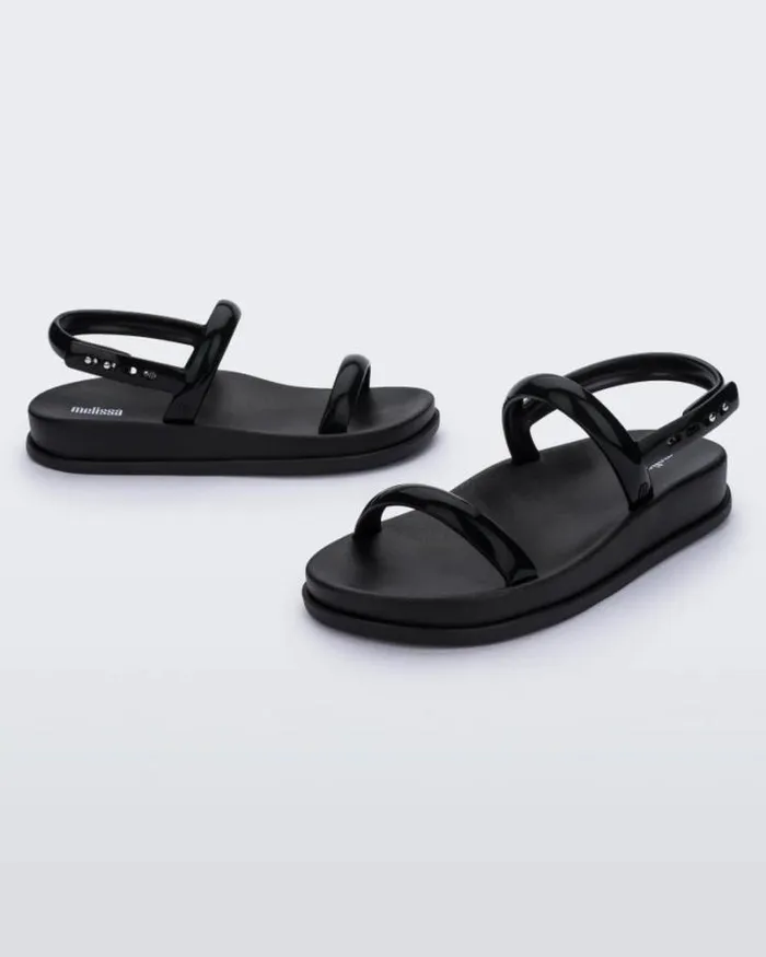 Soft Wave Sandal Black Women Melissa Sandals