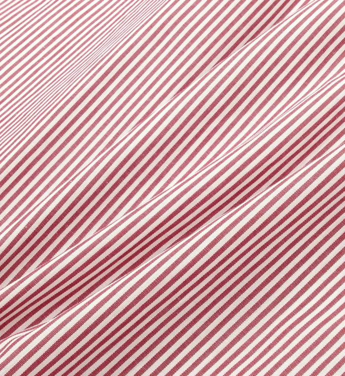 Sporty and Rich Shirting Women SR Sport Oversized Shirt 8211 Red Striped