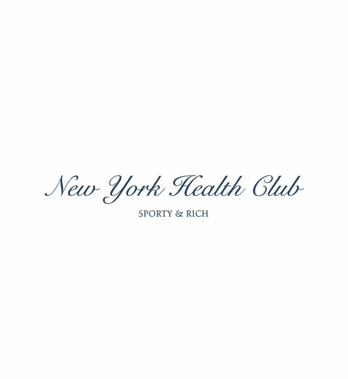 Sporty and Rich Shorts Women NY Health Club Disco Short 8211 WhiteNavy