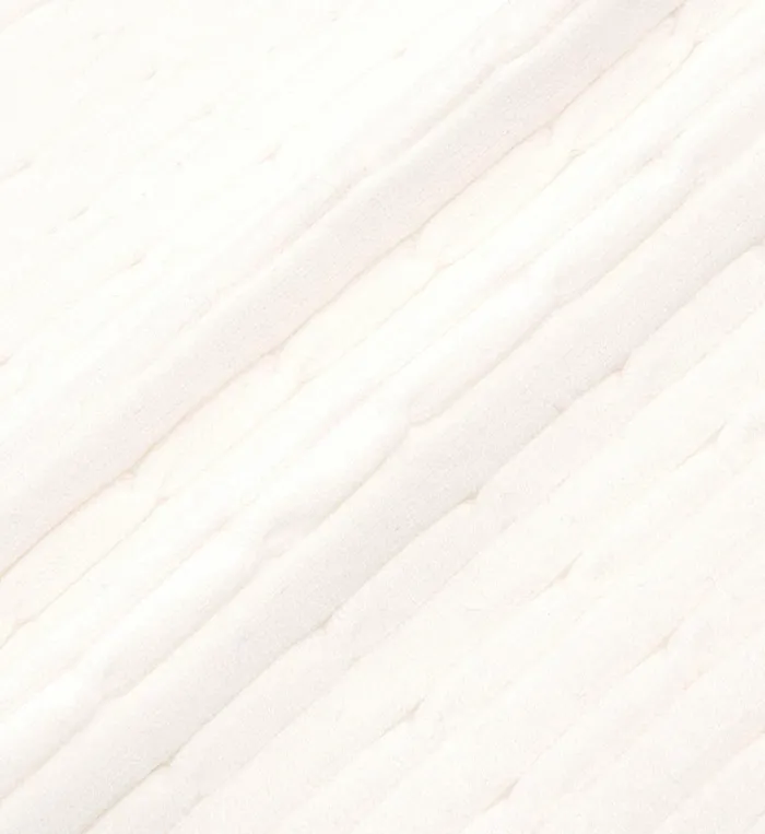 Sporty and Rich Skirts and Dresses Women Serif Logo Mini Cable Skirt 8211 Off WhiteNavyRed