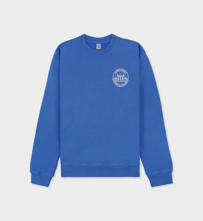 Sporty and Rich Sweatshirts Women Vendome Resort Crewneck 8211 Paris BlueWhite Sporty and Rich Sweatshirts Women Vendome Resort Crewneck 8211 Paris BlueWhite