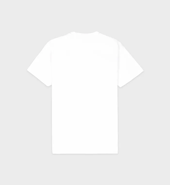 Sporty and Rich TShirts Men Emblem TShirt 8211 WhiteNavy