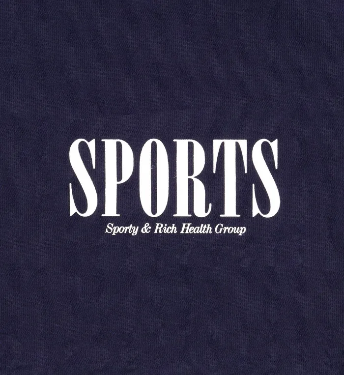 Sporty and Rich TShirts Men Sports TShirt 8211 NavyWhite