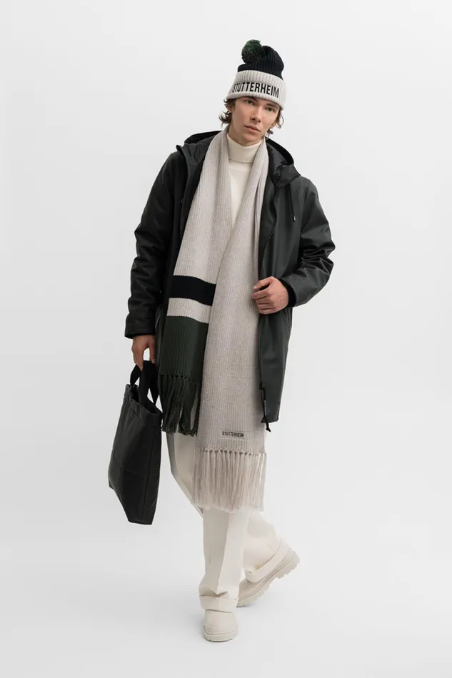 Stutterheim April Beanie Light SandBlack Women Beanies