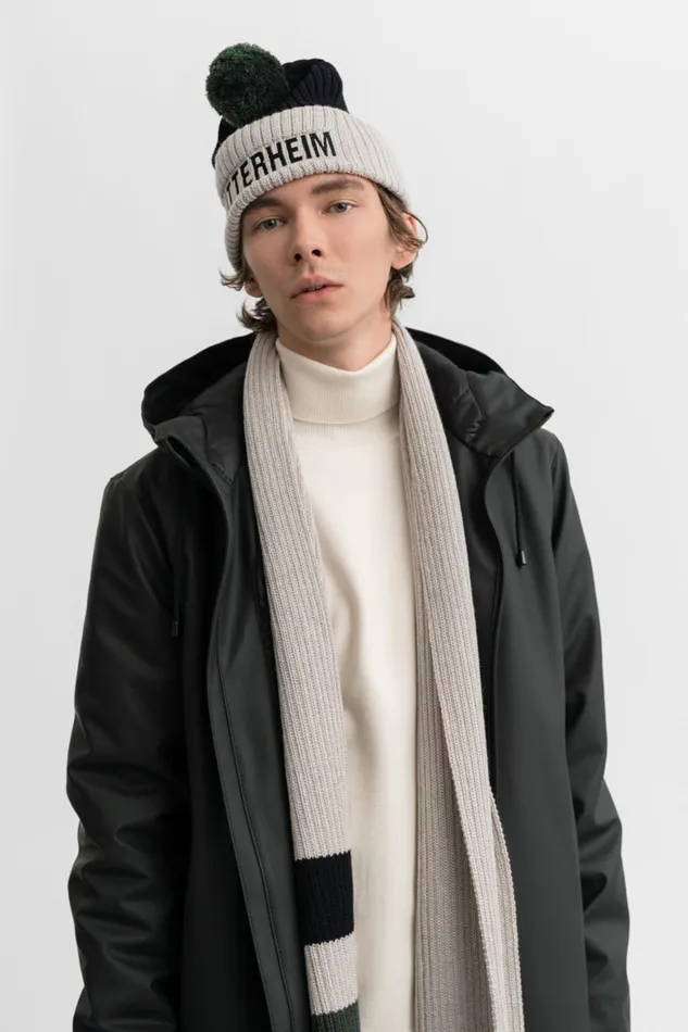 Stutterheim April Beanie Light SandBlack Women Beanies