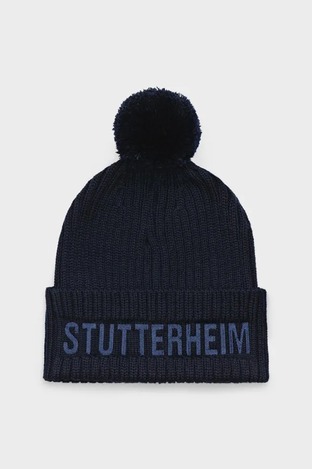 Stutterheim April Beanie Navy Women Beanies