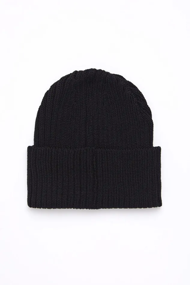 Stutterheim Big L Beanie Black Women Beanies