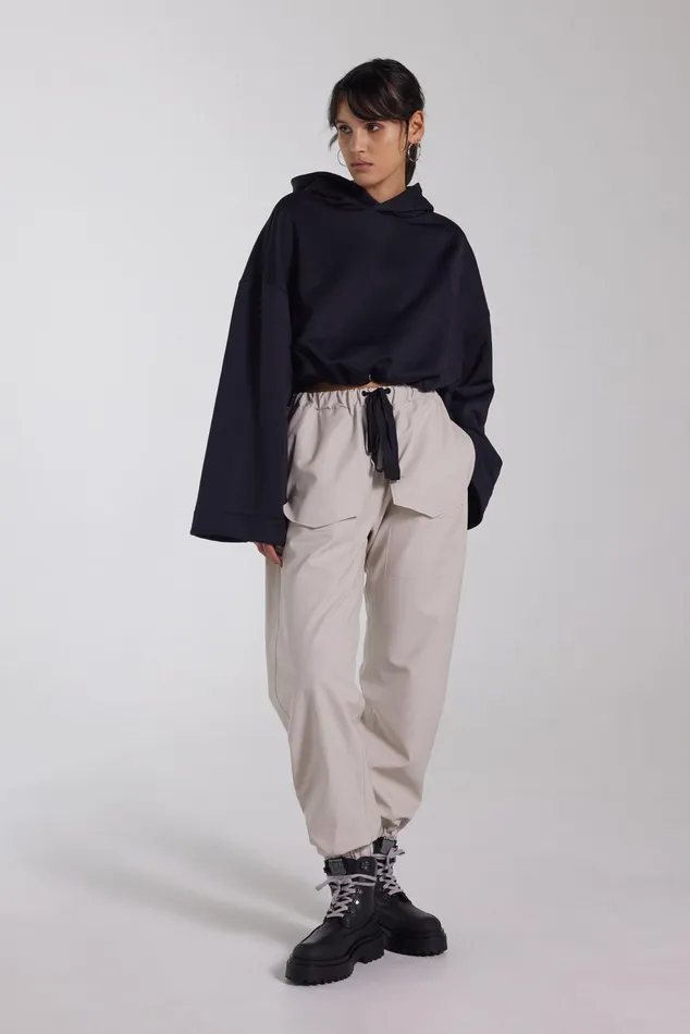 Stutterheim Dala Trousers Light Sand Women Bottoms