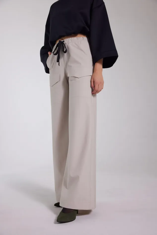 Stutterheim Jarla Trousers Light Sand Women Bottoms